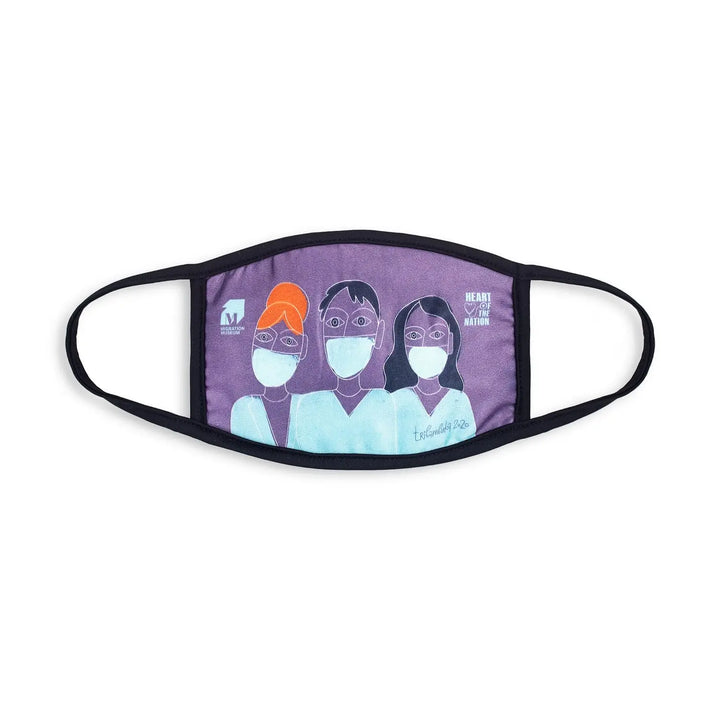 Face Covering - Heart of the Nation - Migration Museum Shop