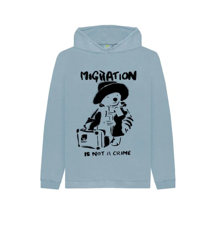Migration Is Not A Crime - Children's Hoodie - Migration Museum Shop