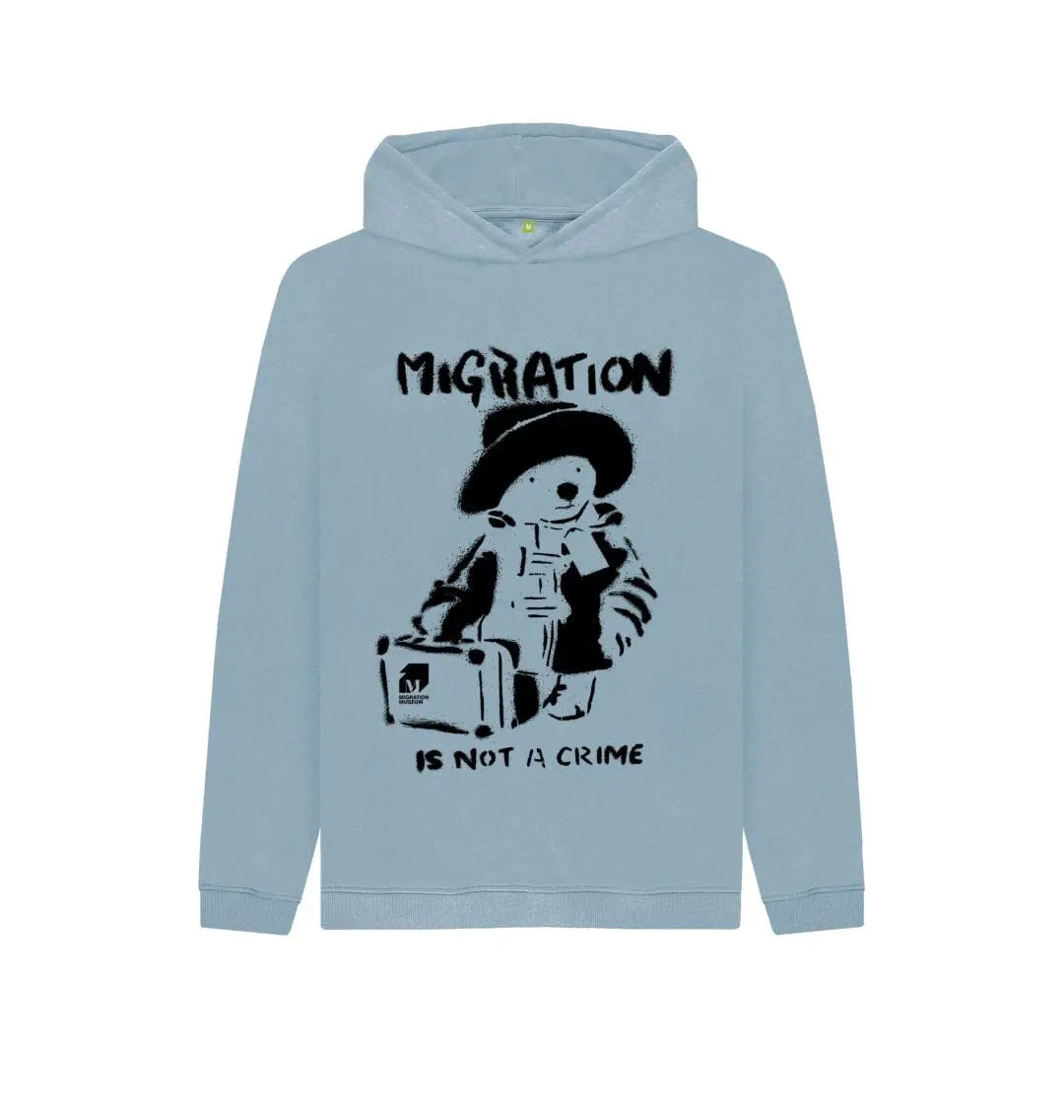 Migration Is Not A Crime - Children's Hoodie - Migration Museum Shop