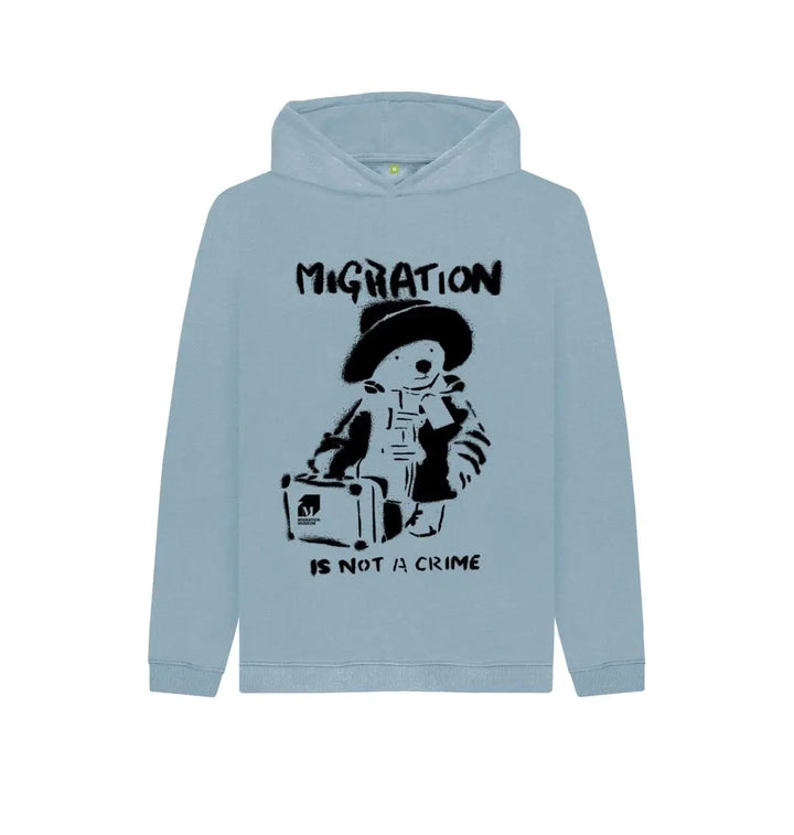 Migration Is Not A Crime - Children's Hoodie - Migration Museum Shop
