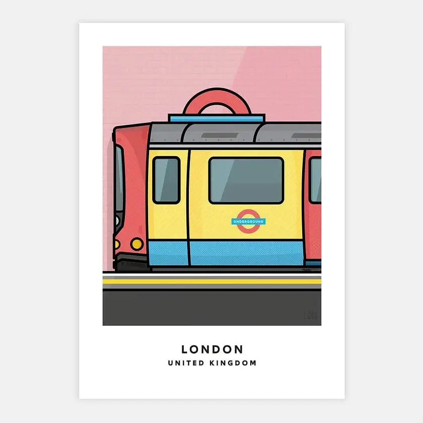 Chin Chin - London Underground Print - A4 - Migration Museum Shop