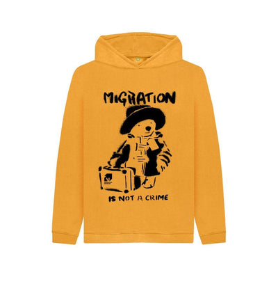 Mustard Migration Is Not A Crime - Children's Hoodie