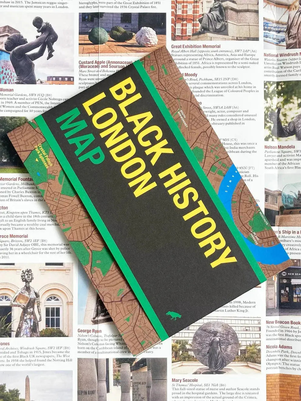 Black History London Map: Guide to Black Historical Landmarks in London: Jody Burton - Migration Museum Shop