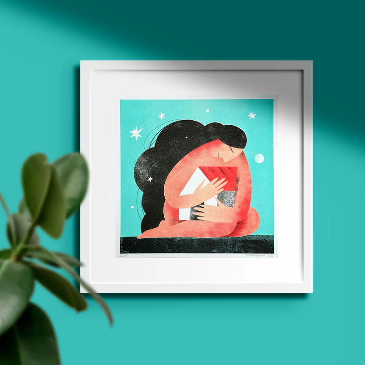 Tribambuka Print - Cherished - 27.9cm x 27.9cm - Migration Museum Shop