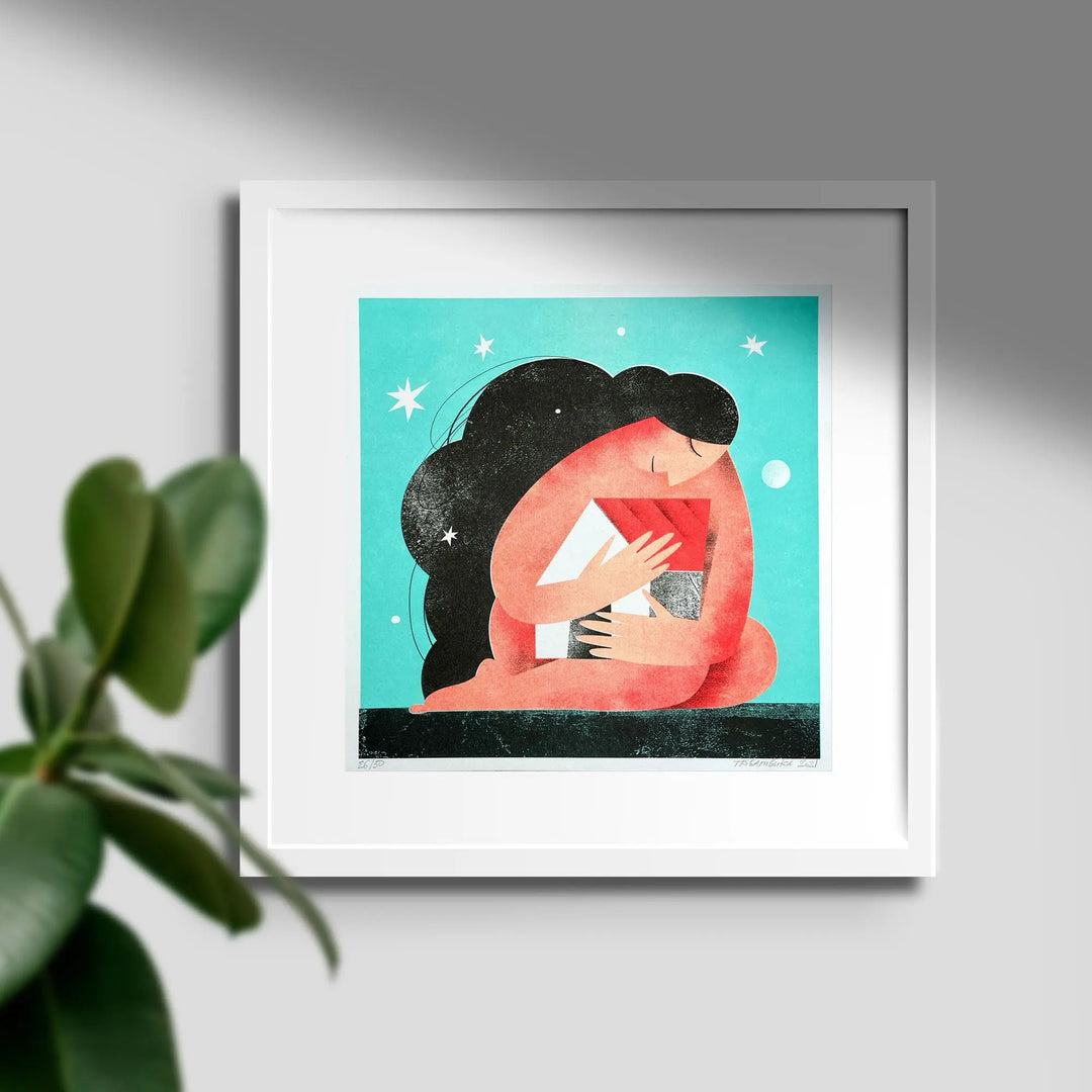 Tribambuka Print - Cherished - 27.9cm x 27.9cm - Migration Museum Shop