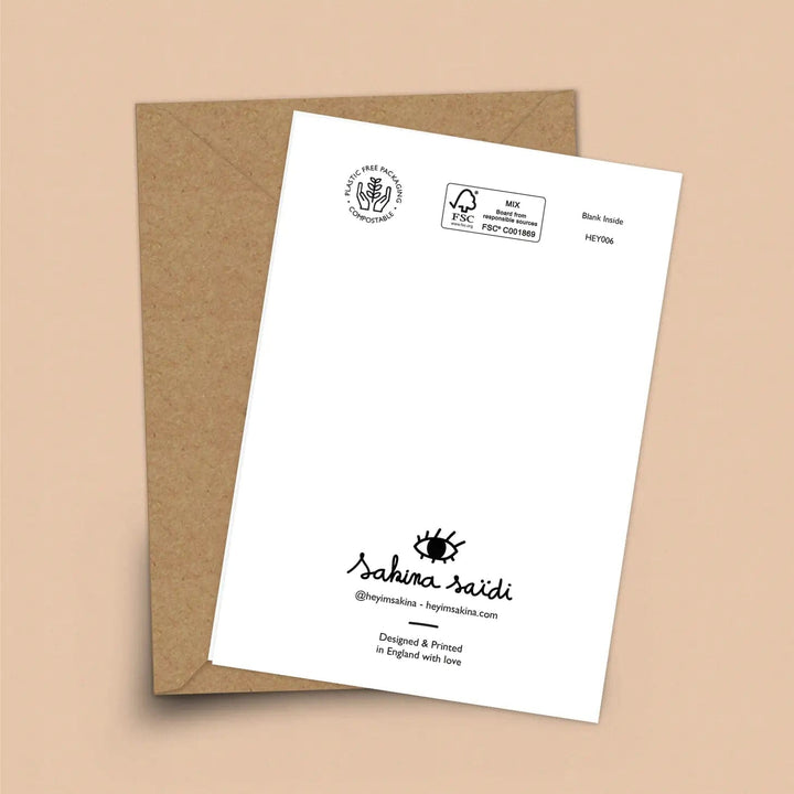 Hey, I'm Sakina Stronger Together Card Hey, I'm Sakina