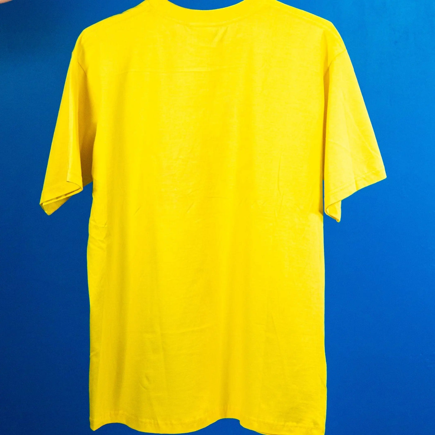 Embroidered T-shirt: Fool of a Kind - Yellow/Red - Migration Museum Shop