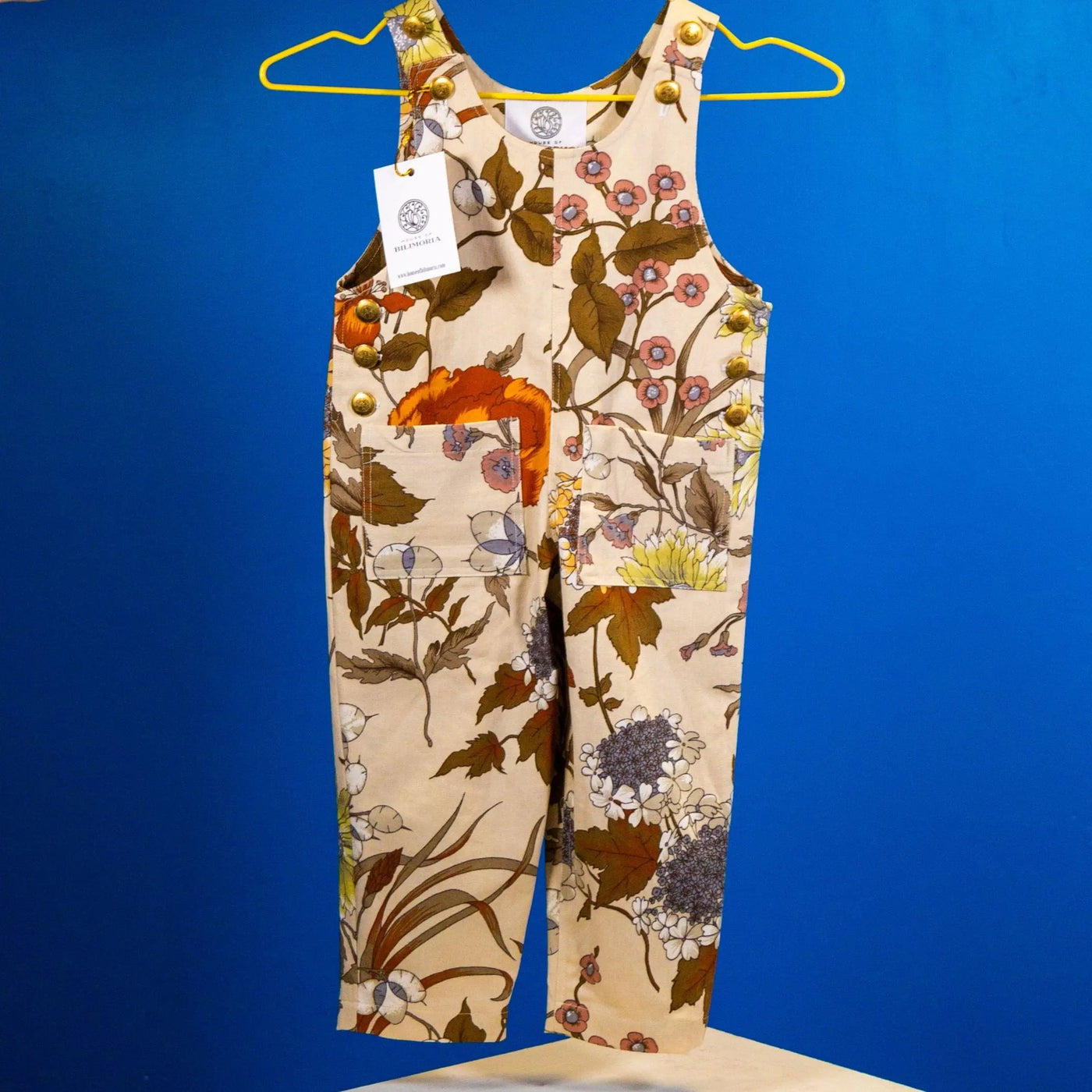 House of Bilimoria - Dungarees: Vintage Floral Baby and Kids - Migration Museum Shop