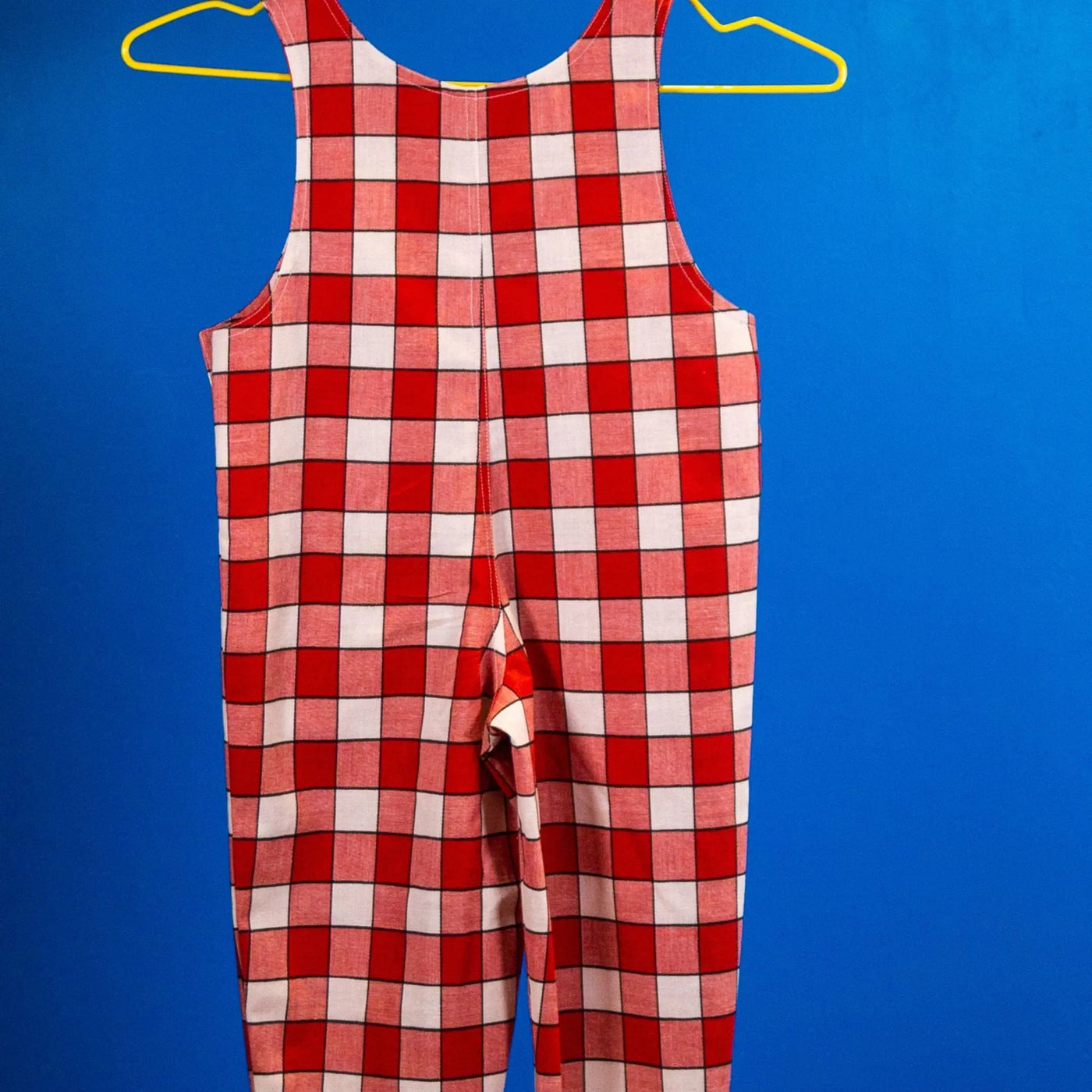 House of Bilimoria - Dungarees: Ethical Red Spot and Gingham Baby and Kids - Migration Museum Shop