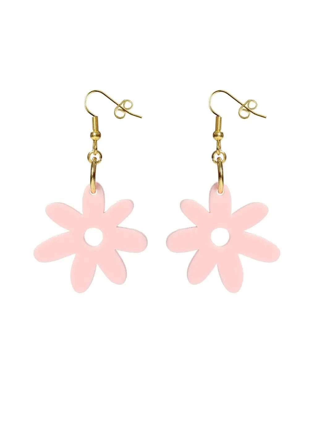 Kam Creates - Flower Power Acrylic Earrings - Migration Museum Shop
