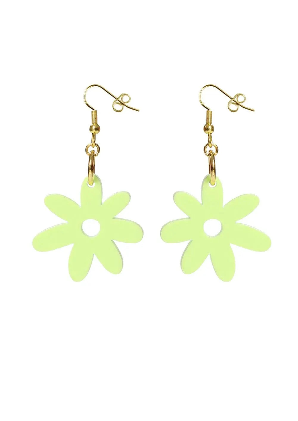 Kam Creates - Flower Power Acrylic Earrings - Migration Museum Shop