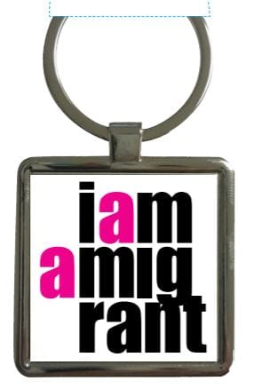 Keyring - I am a migrant Migration Museum