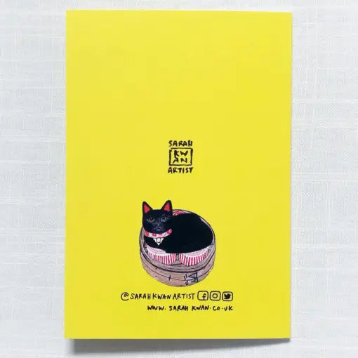 Sarah Kwan Notebook - Lucky Cat - Migration Museum Shop