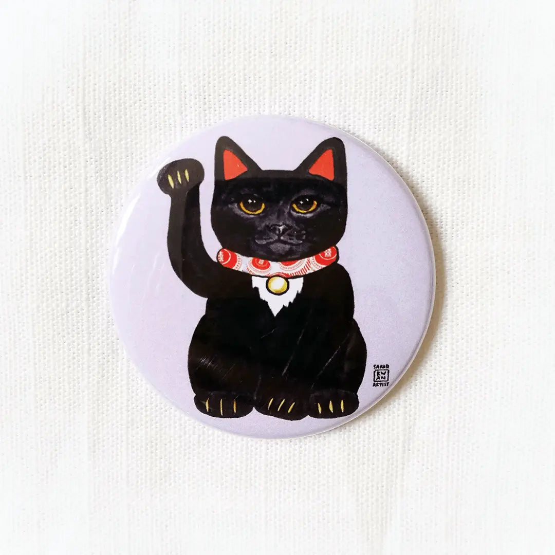 Sarah Kwan Magnet - Lucky Cat - Migration Museum Shop