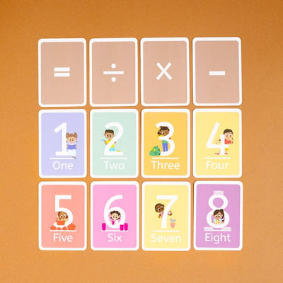 Number Flashcards by Little Omo