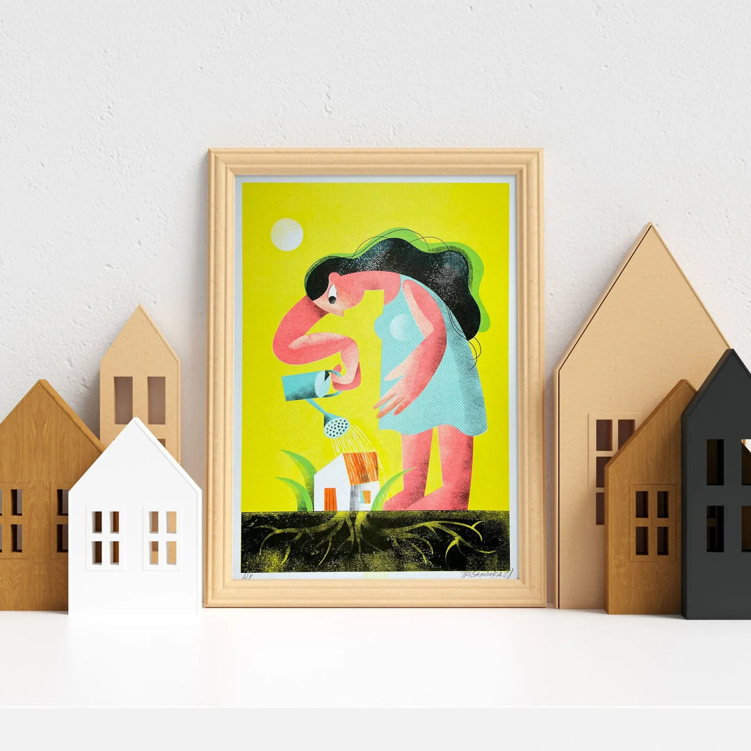 Print - Nurtured by Tribambuka - A3 - Migration Museum Shop