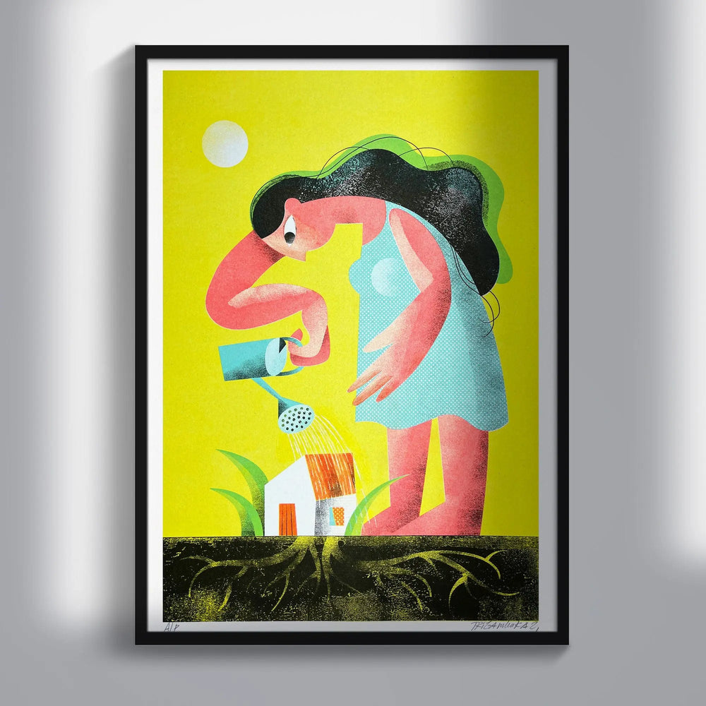 Print - Nurtured by Tribambuka - A3 - Migration Museum Shop