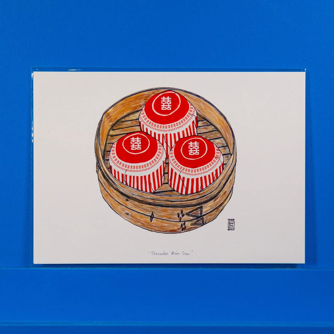 Sarah Kwan Print - Teacake Dim Sum - A4 - Migration Museum Shop
