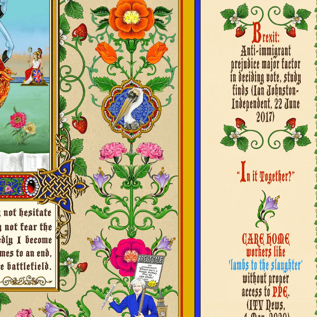 The Singh Twins Print - NHS v Covid-19: Fighting on Two Fronts - A4 - Migration Museum Shop