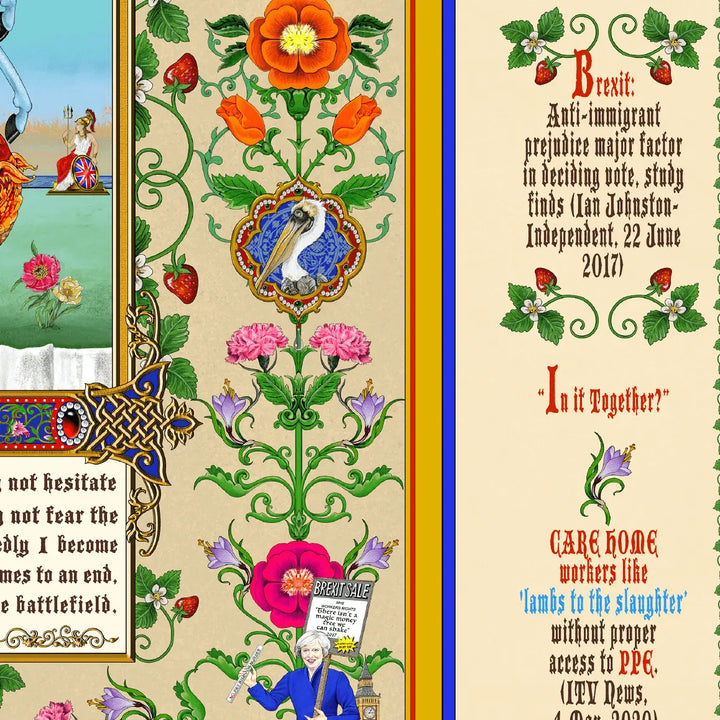 The Singh Twins Print - NHS v Covid-19: Fighting on Two Fronts - A4 - Migration Museum Shop