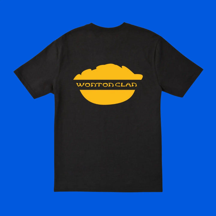 The Steam Room - T-Shirt: Wonton Clan Tee Black - Migration Museum Shop
