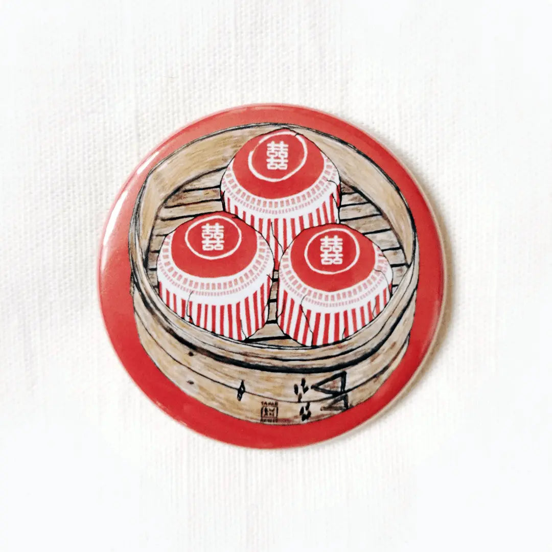 Sarah Kwan Magnet - Tea Cake Dim Sum - Migration Museum Shop