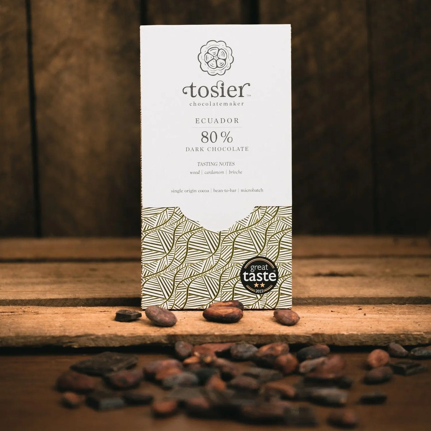 Tosier Chocolate 80% Hacienda Limon Ecuador 2020 Harvest 60g bar - Migration Museum Shop