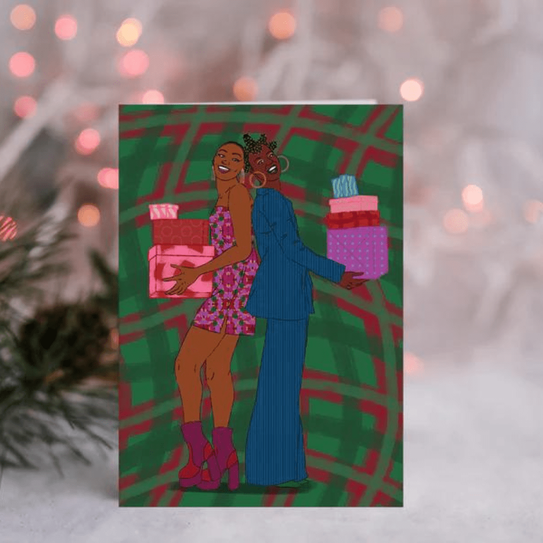 Dorcas Creates - Gift Swap Christmas Card Dorcas