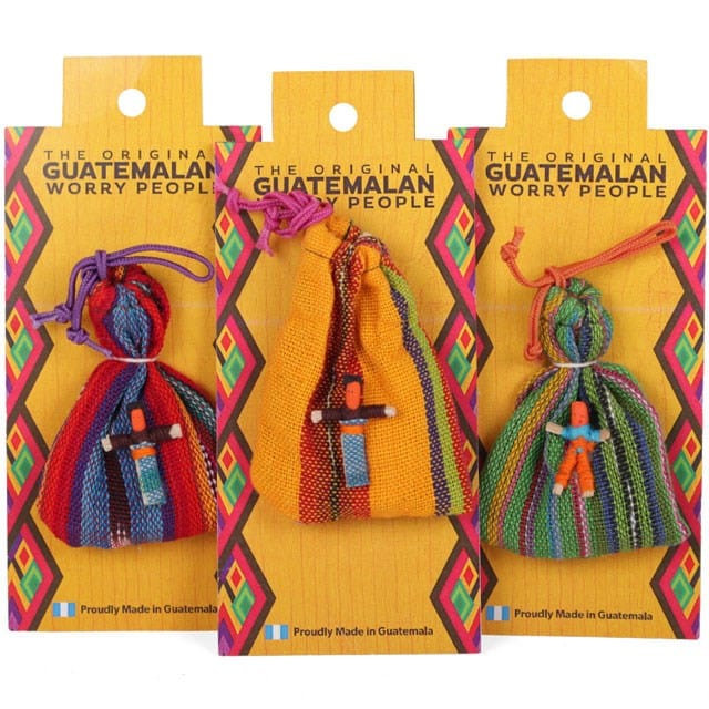 Worry Dolls in bag Migration Museum