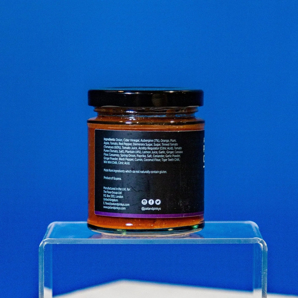 Pat and Pinky's - Aubergine and Plantain Chutney - Migration Museum Shop