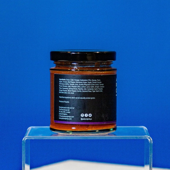 Pat and Pinky's - Aubergine and Plantain Chutney - Migration Museum Shop