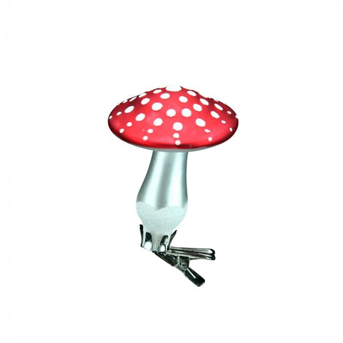Festive Decoration - Clip-on toadstool Migration Museum