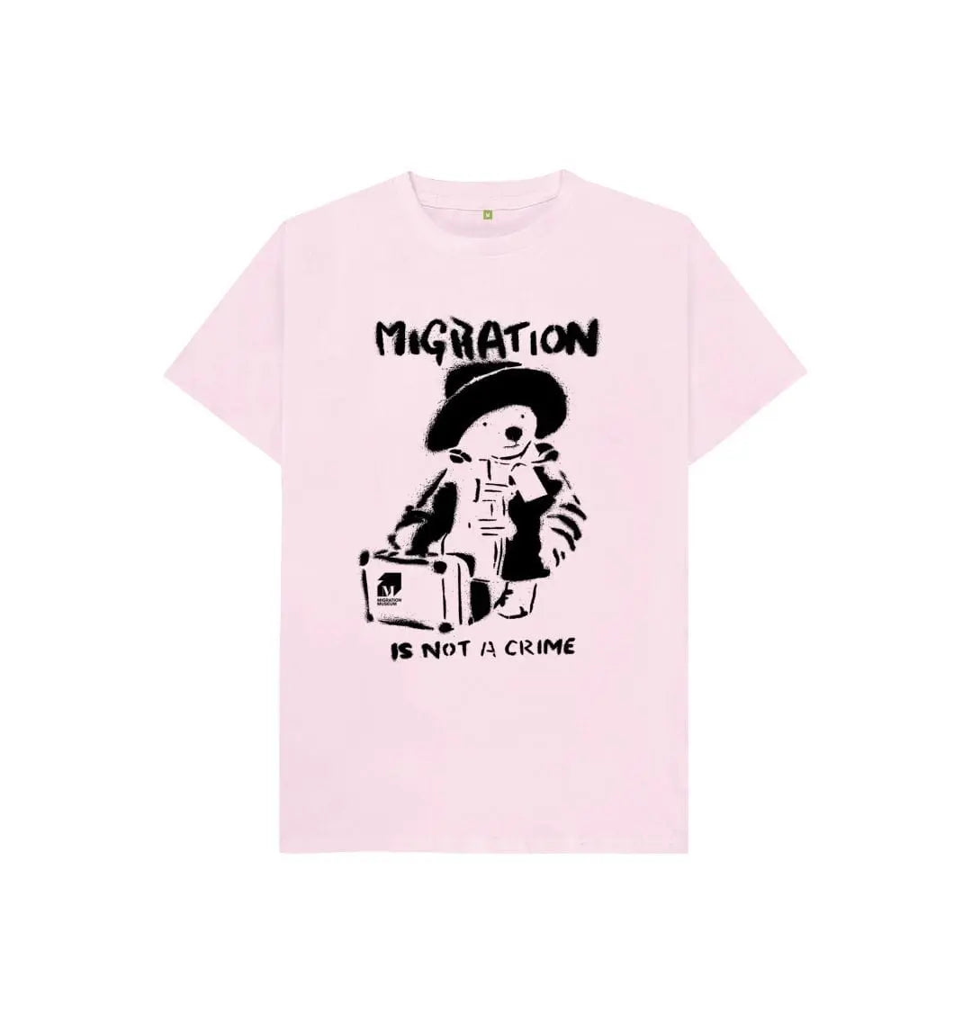 Migration Is Not a Crime - Organic Cotton Children's T-shirt - Migration Museum Shop