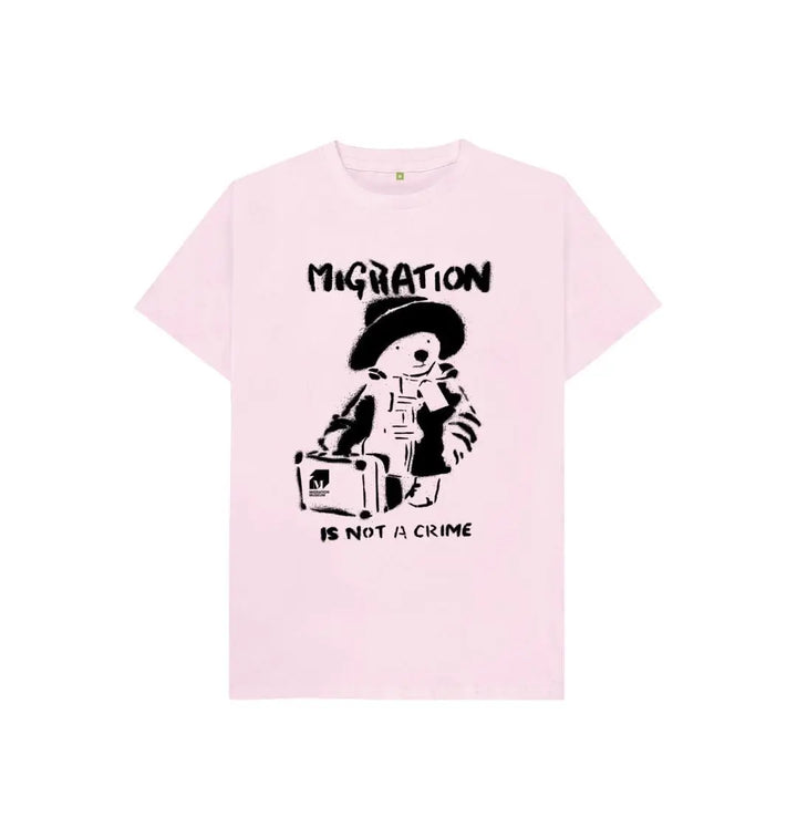 Migration Is Not a Crime - Organic Cotton Children's T-shirt - Migration Museum Shop