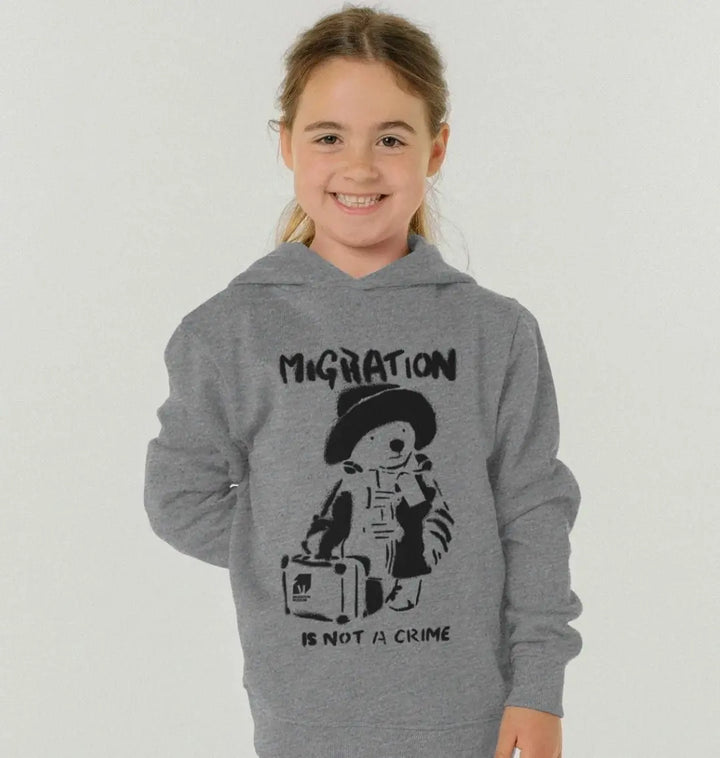 Migration Is Not A Crime - Children's Hoodie - Migration Museum Shop