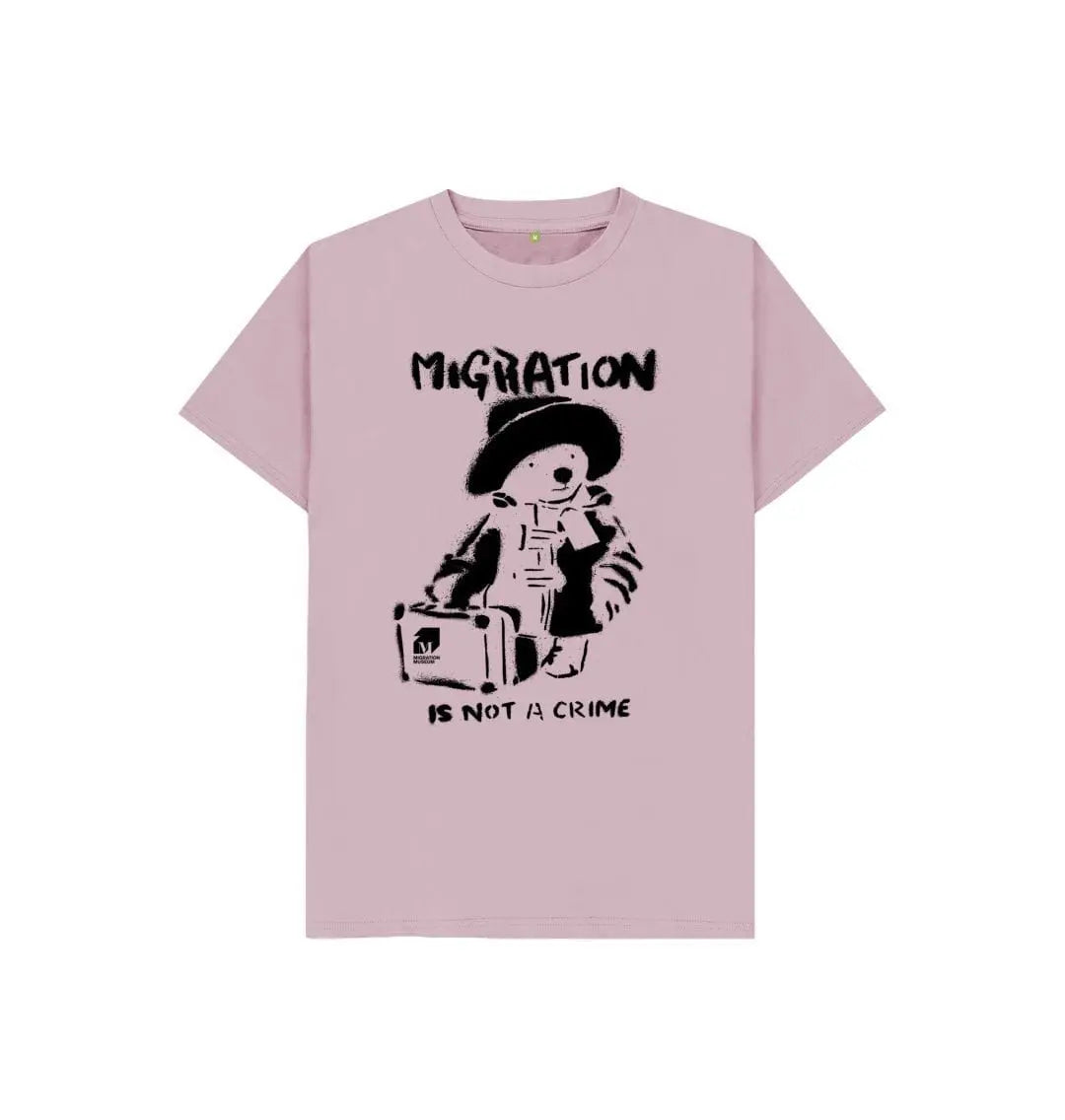 Migration Is Not a Crime - Organic Cotton Children's T-shirt - Migration Museum Shop