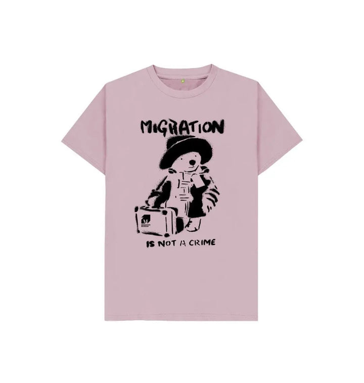 Migration Is Not a Crime - Organic Cotton Children's T-shirt - Migration Museum Shop