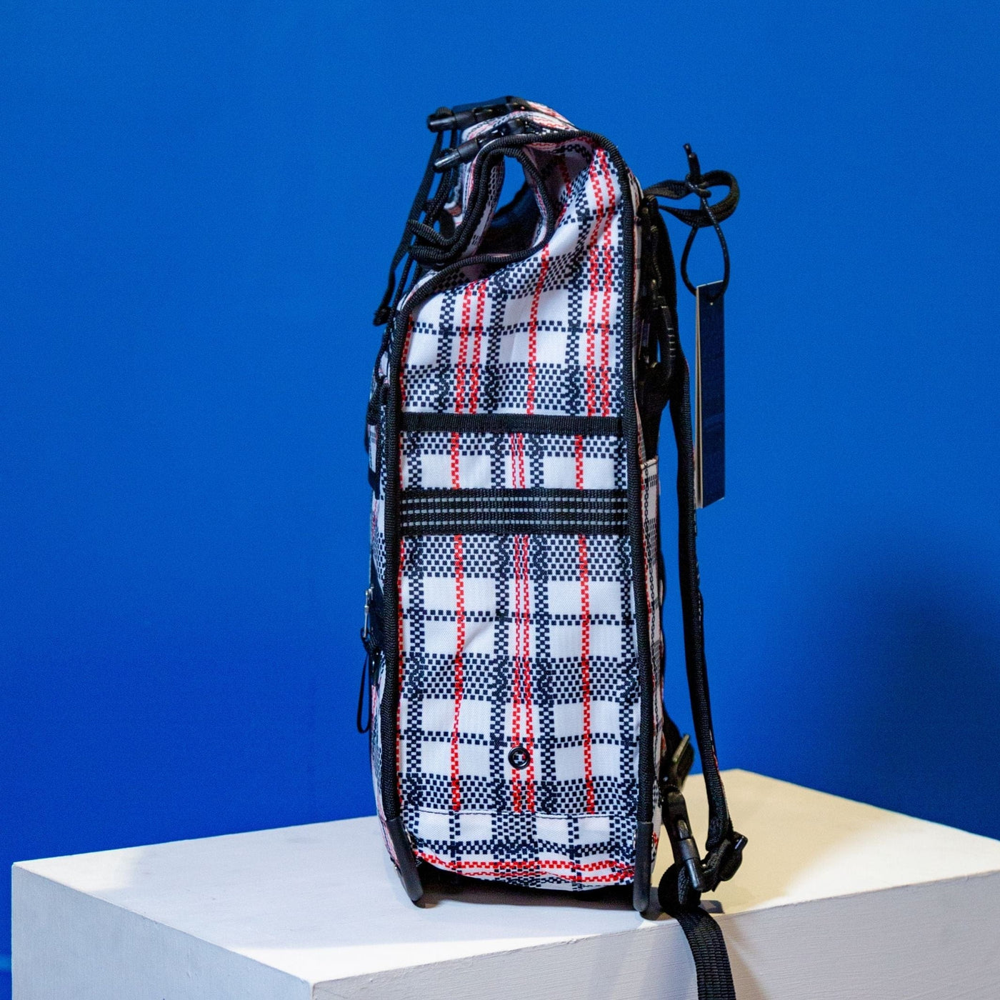 Goodordering - Tartan Eco Rolltop Backpack & Pannier