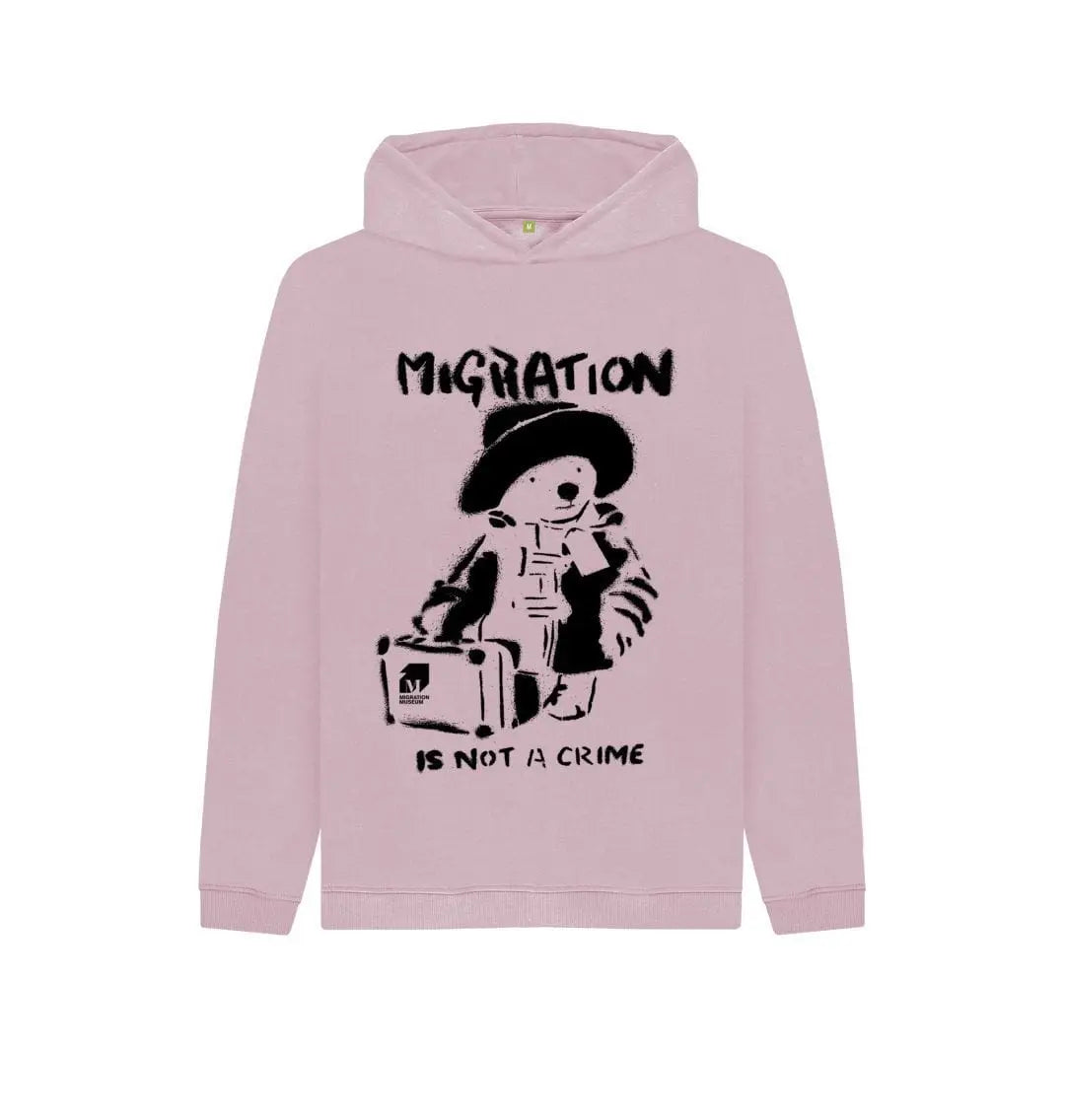 Migration Is Not A Crime - Children's Hoodie - Migration Museum Shop