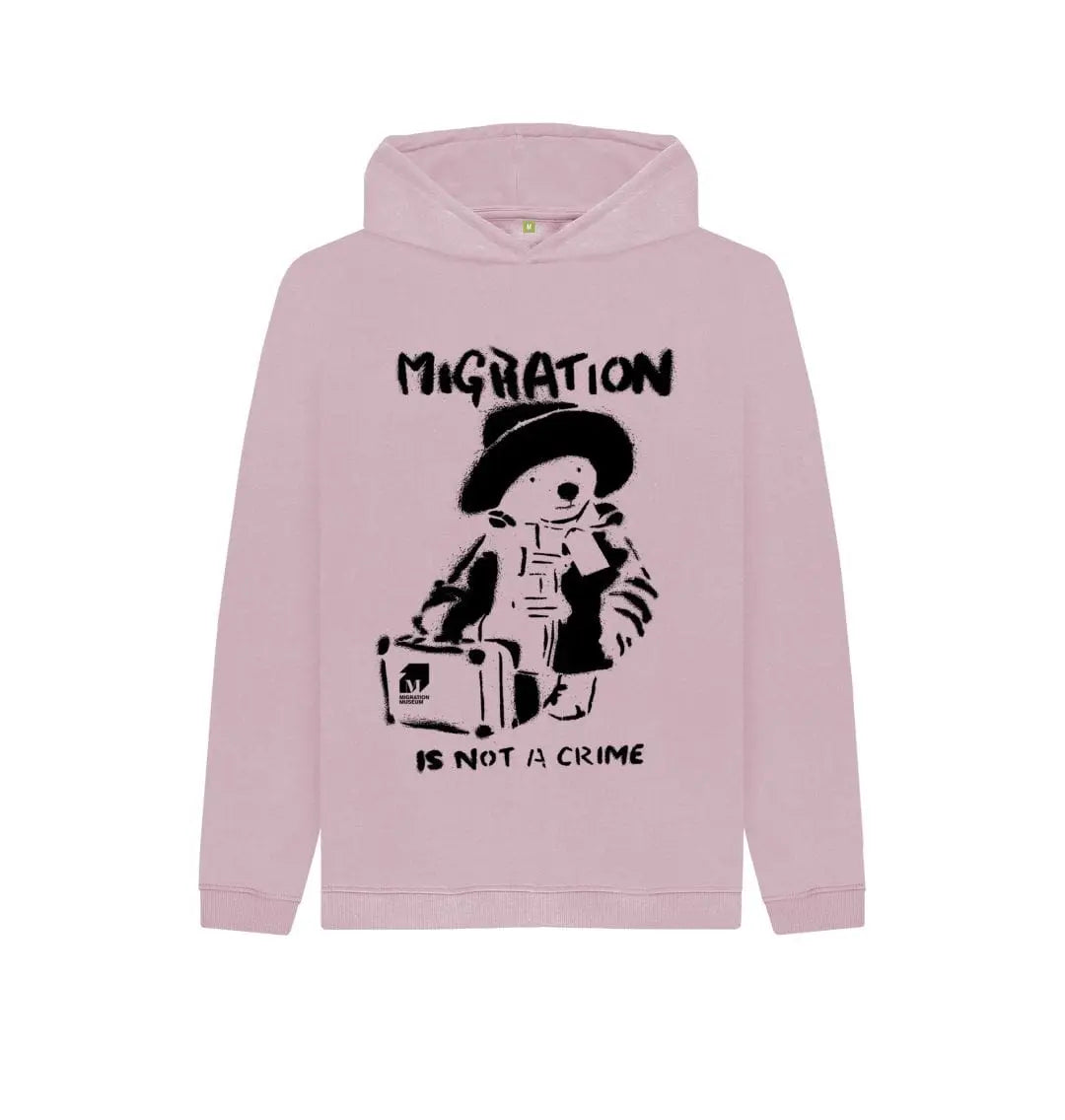 Migration Is Not A Crime - Children's Hoodie - Migration Museum Shop